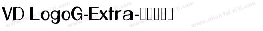 VD LogoG-Extra字体转换